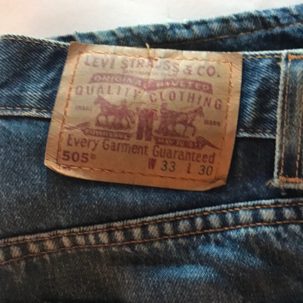 Men’s 505 Levi jeans-used